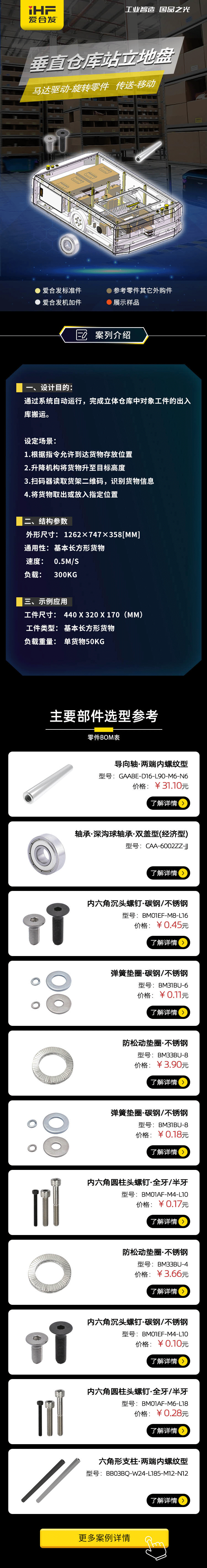 愛合發垂直倉庫站（zhàn）立地盤案例介紹