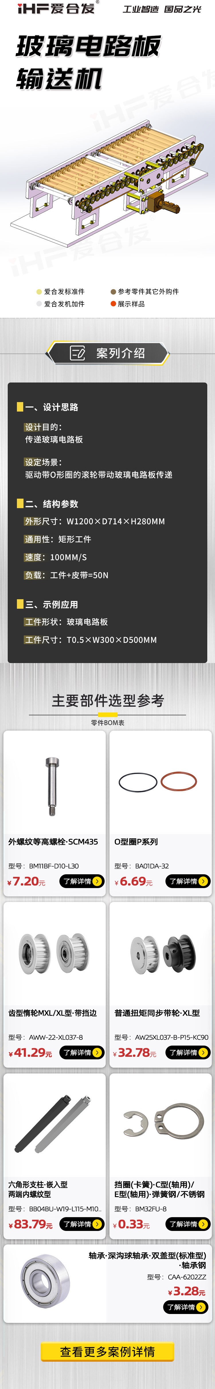 案例介紹：玻（bō）璃電路板（bǎn）輸送機